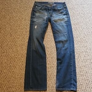 Ladies blue jeans